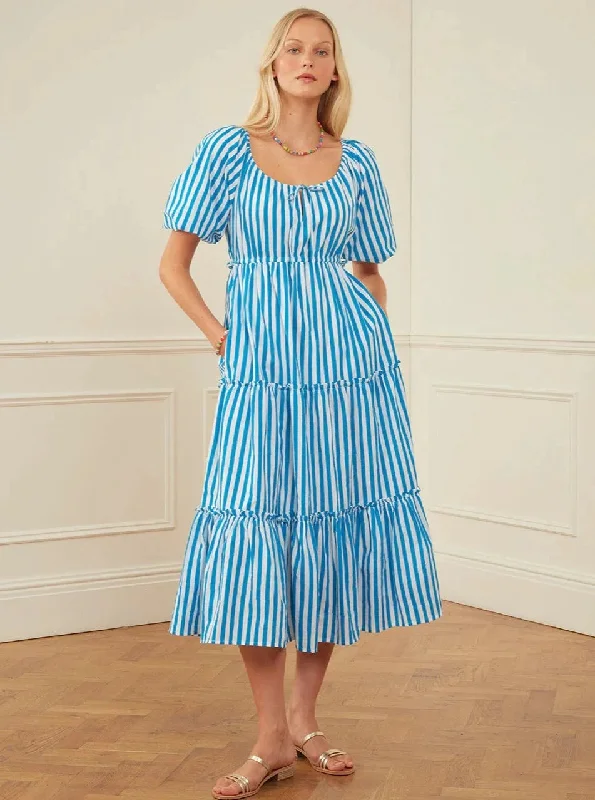 Evie Dress in French Stripe