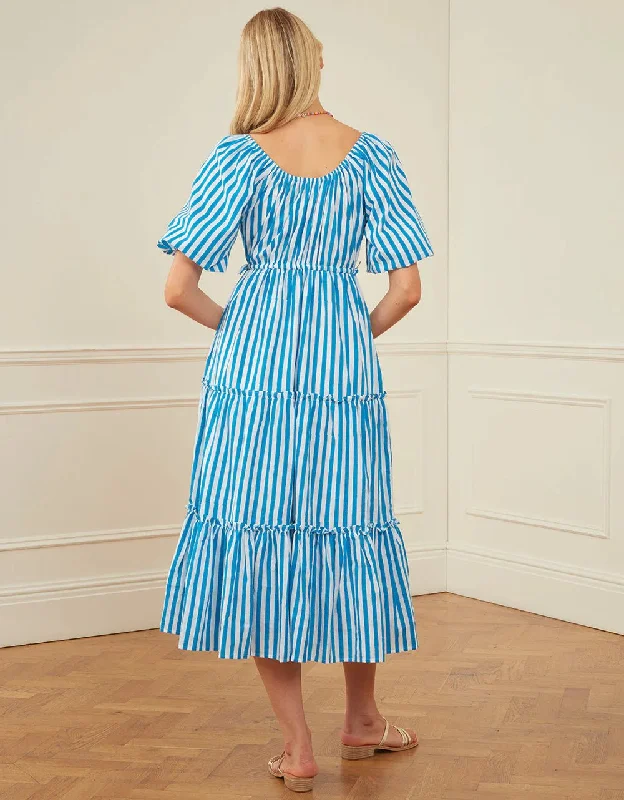 Evie Dress in French Stripe