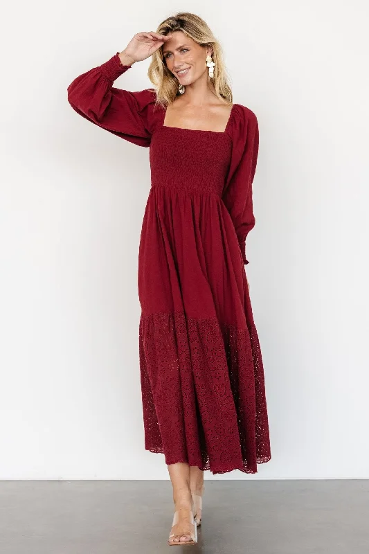 Marcella Maxi Dress | Wine