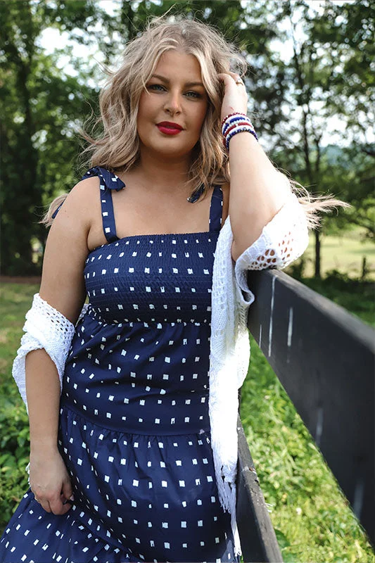 Naomi Navy Dress