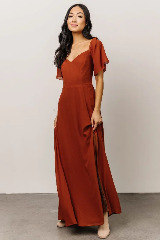 Sierra Sweetheart Maxi Dress | Spice