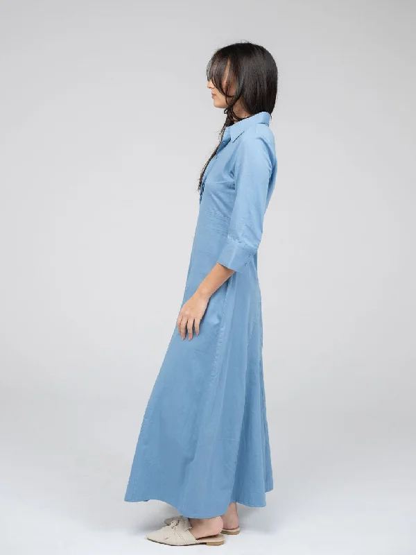 The Alexa Dress | Lake Blue