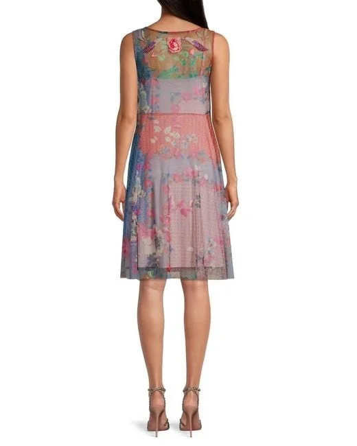 Arlette Mesh Dress - Multi