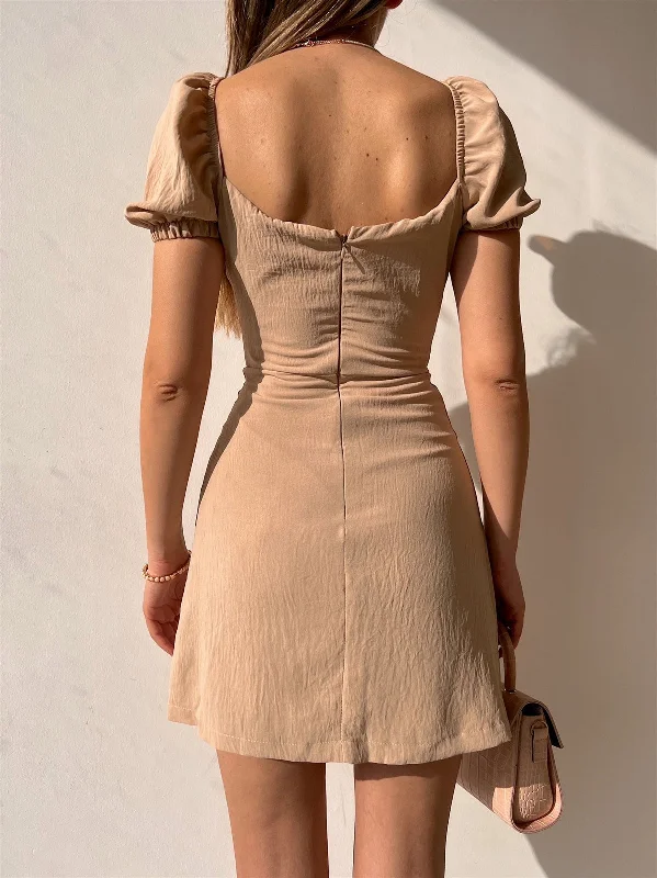 Beige Anastasia Dress REF:22K000622