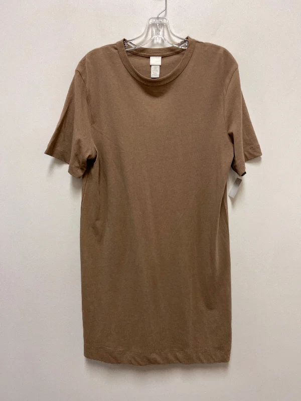 Brown Dress Casual Short H&m, Size S