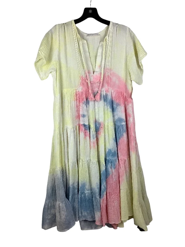 Dress Casual Midi By Karlie In Multi-colored, Size: M