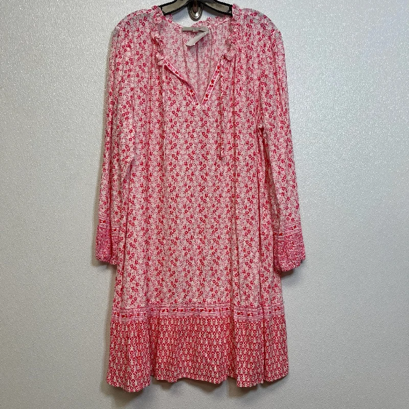 Dress Casual Short By Loft In Pink, Size: Xxl