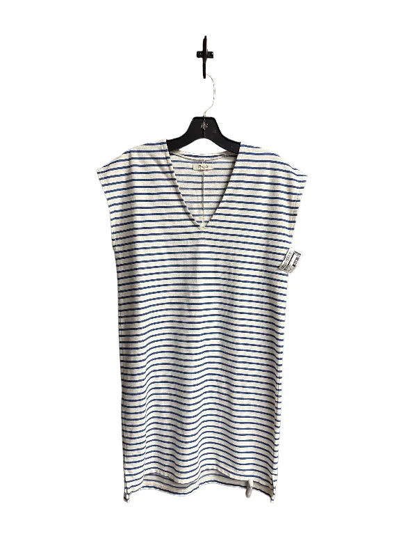 Dress Casual Short By Madewell In Blue & White, Size: Xs