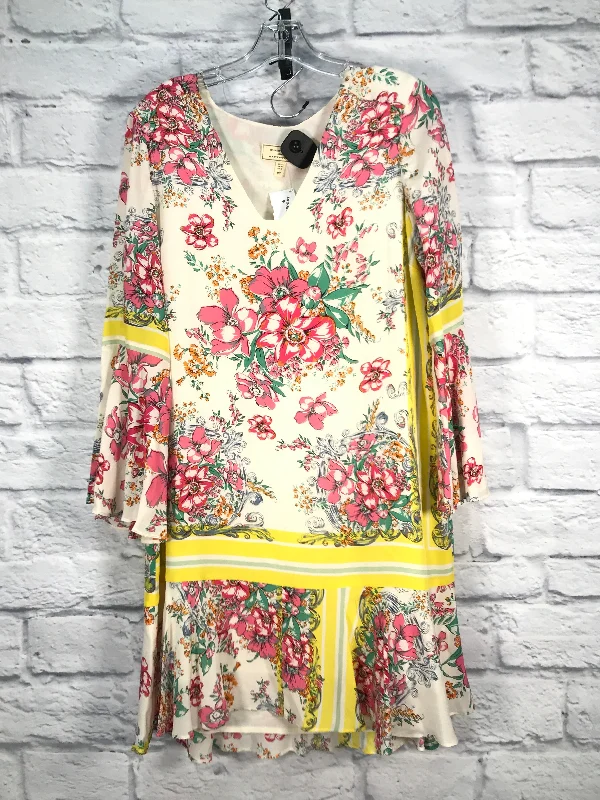 Dress Casual Short By Moulinette Soeurs In Pink & Yellow, Size: M