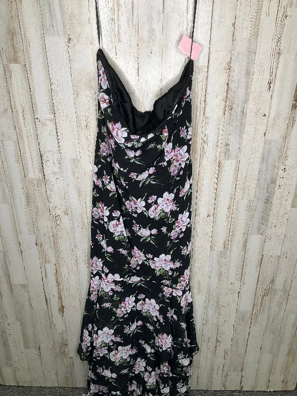 Dress Party Long By Fashion Nova In Floral Print, Size: Xl