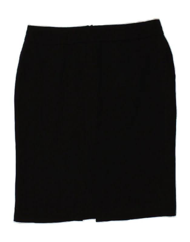 GIORGIO ARMANI Womens Pencil Skirt W32 Large Black