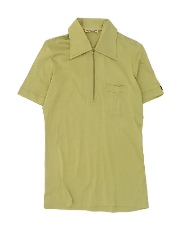 GRAN SASSO Womens Polo Dress US 3 XS Green Cotton