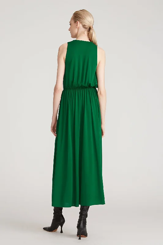 Karina Matte Jersey Gown - Jade