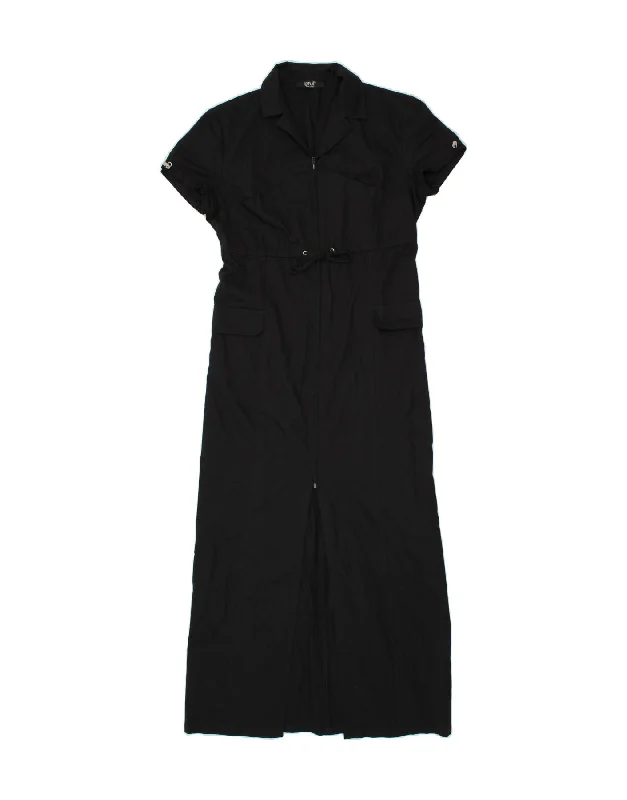 LE FULL Womens Maxi Dress UK 10 Small  Black Cotton