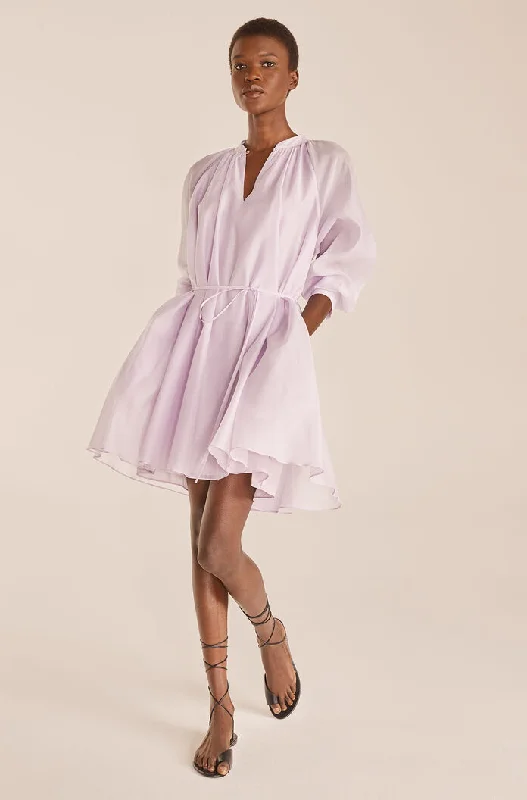 Long Sleeve Shirtdress - Wisteria