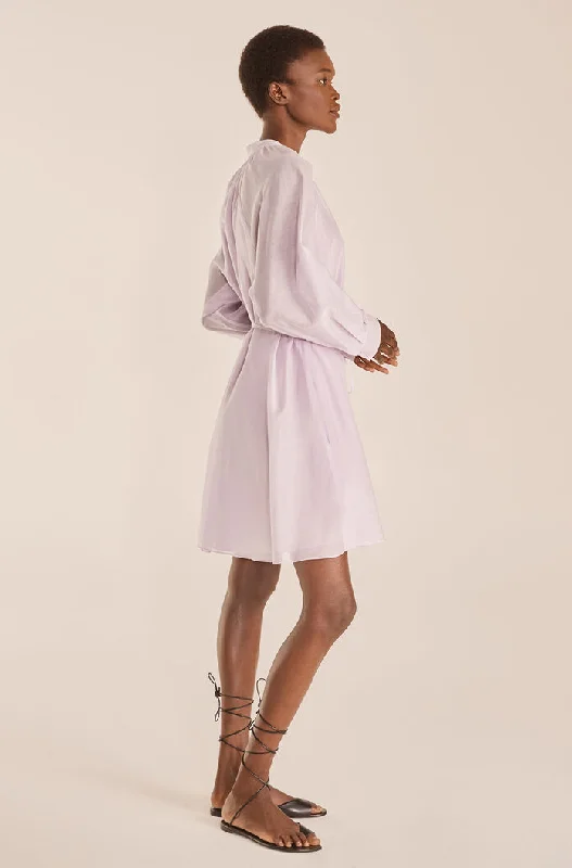 Long Sleeve Shirtdress - Wisteria