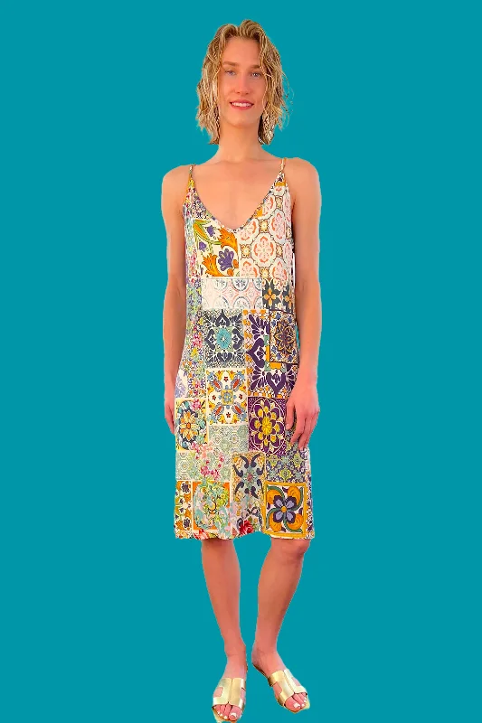 Morocco Slip Dress - Multi