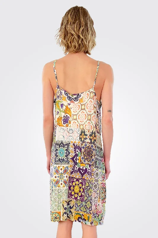 Morocco Slip Dress - Multi