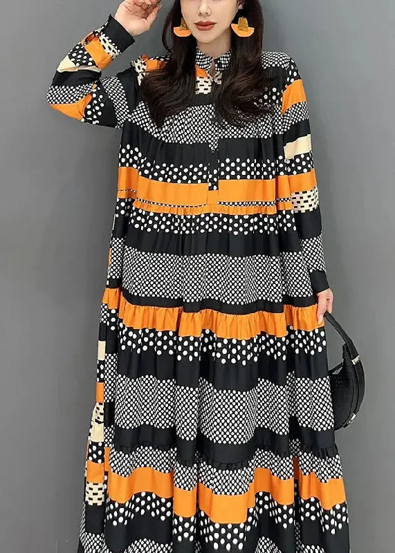 Print Chiffon Dresses Fall