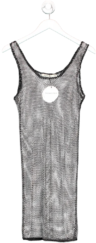 Paramidonna Black Crystal Dress Liu One Size