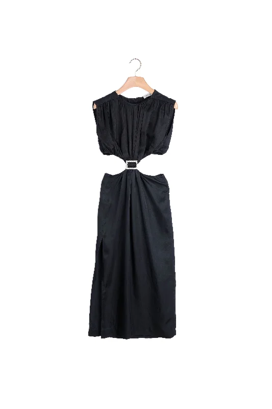 Robe mi-longue bijou