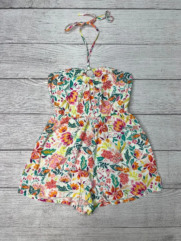 Romper By Old Navy In Flowered, Size: M