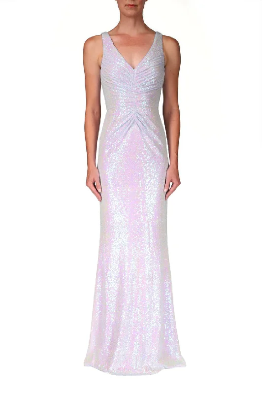 Sparkling Mermaid Sequin Gown - Blue