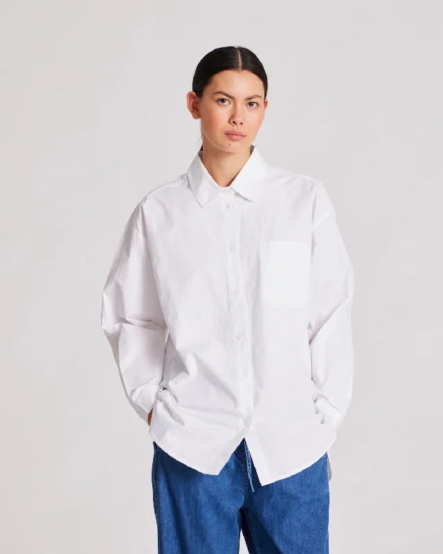 Astrid Shirt Poplin Gots 243975 - White