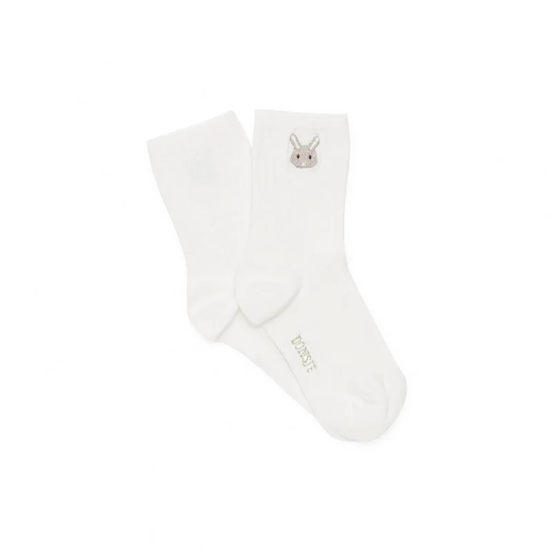 Bell Socks | Bunny | Warm White