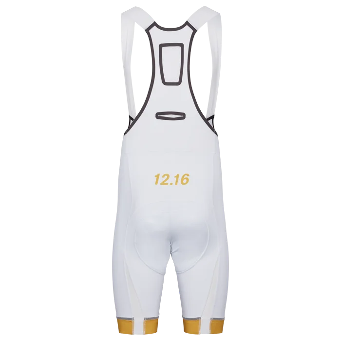 Bib Goffrato Endurance 3D pad 234 Wht/gold | Man