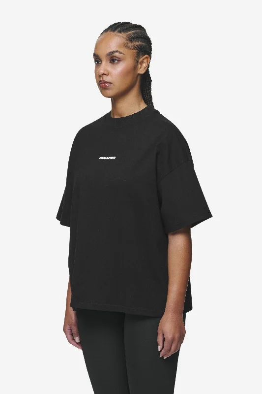 Bracy Heavy Oversized Tee Black White Gum