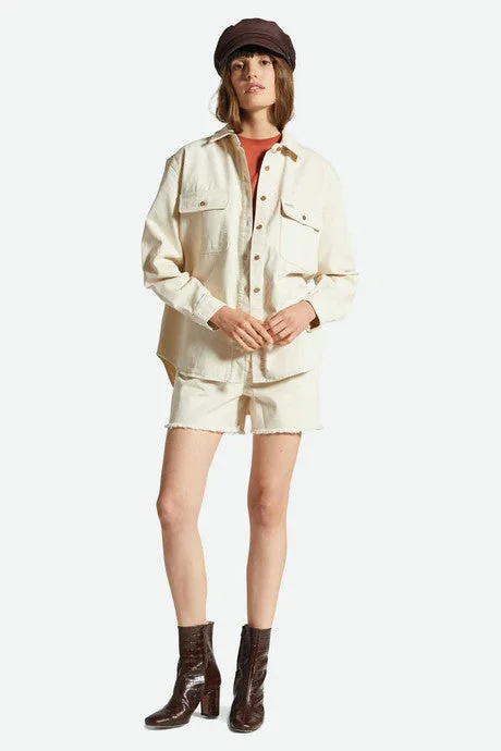 Brixton - Bowery Boyfriend Overshirt, Natural