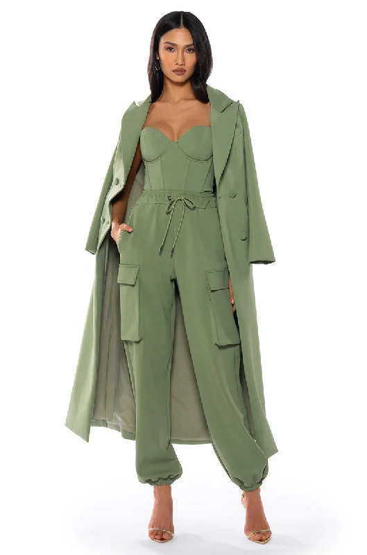 COCOA BUTTER SCUBA TRENCH