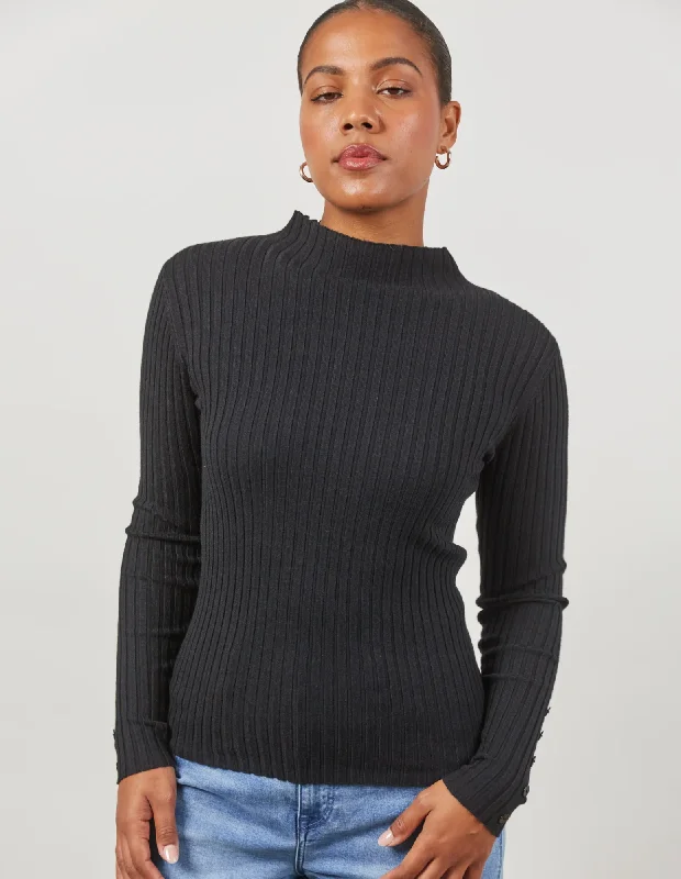 Skyline Knit Top - Onyx - Isle of Mine