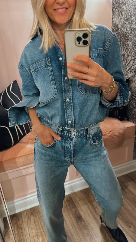 'Dante' Oversized Denim Shirt