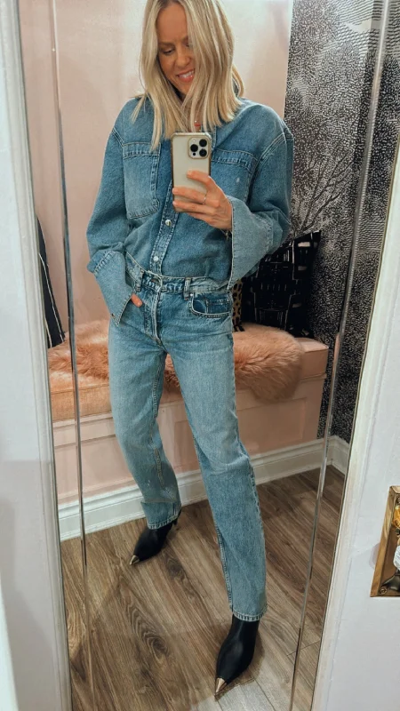 'Dante' Oversized Denim Shirt