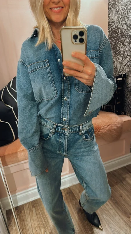 'Dante' Oversized Denim Shirt