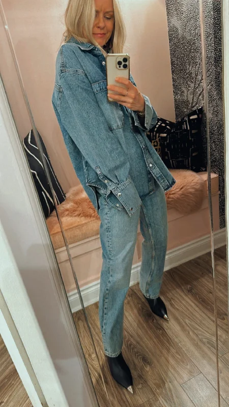 'Dante' Oversized Denim Shirt