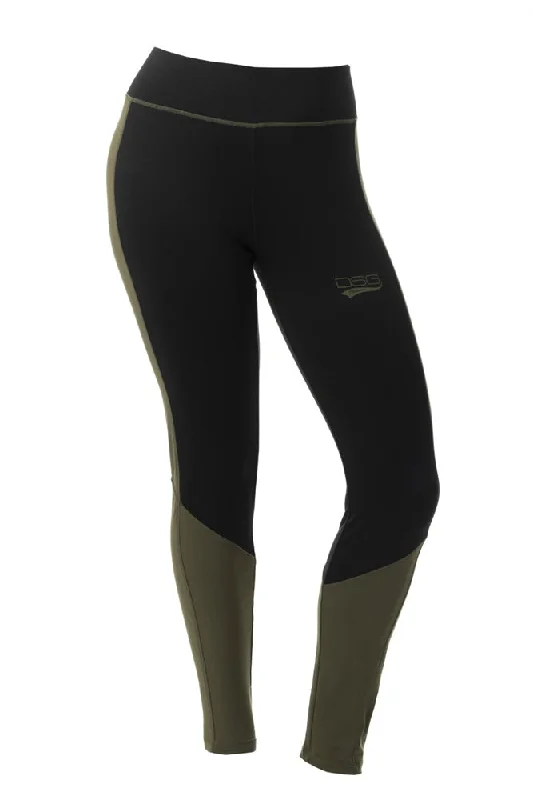 DSG D-Tech Plus Size Base Layer Pant | Black/Olive