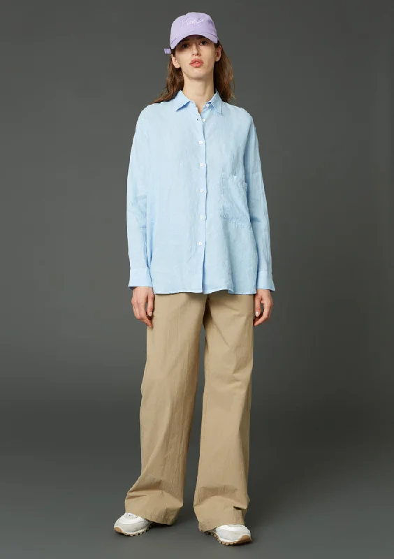 Elma Linen Shirt - Blue