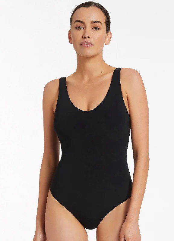 Jetset Plunge One Piece - Black