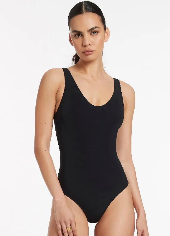 Jetset Plunge One Piece - Black