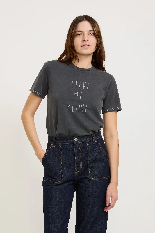 Joni Leave Me Alone Tee Faded Black