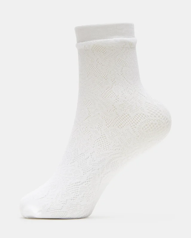 RICH SOCKS WHITE