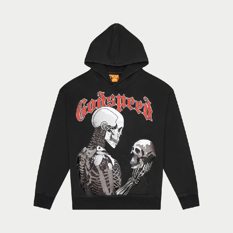 Mankind vs Ai Embroidered Hoodie (Black)