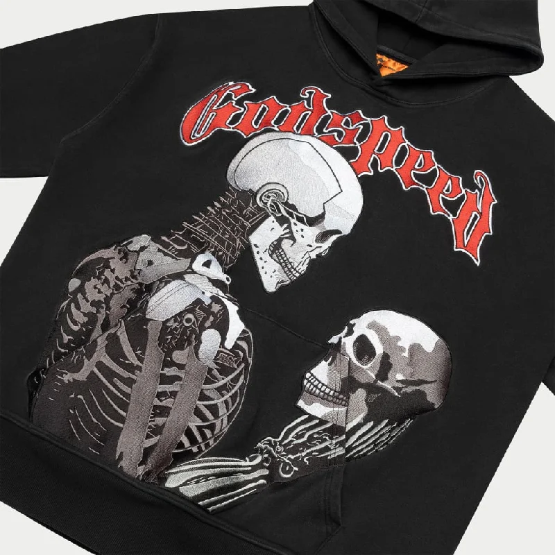 Mankind vs Ai Embroidered Hoodie (Black)