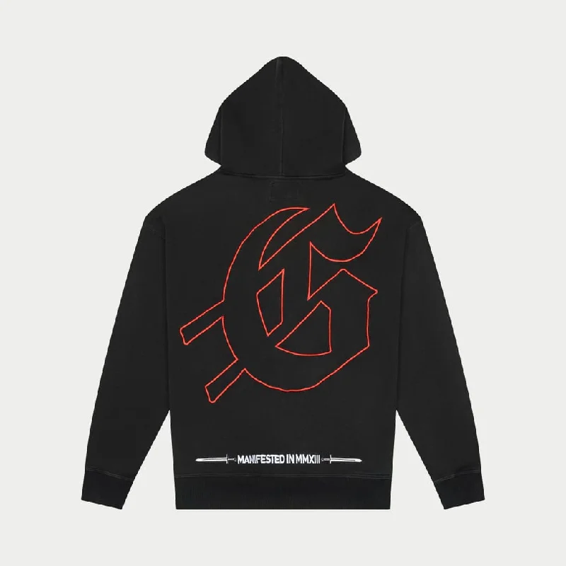 Mankind vs Ai Embroidered Hoodie (Black)