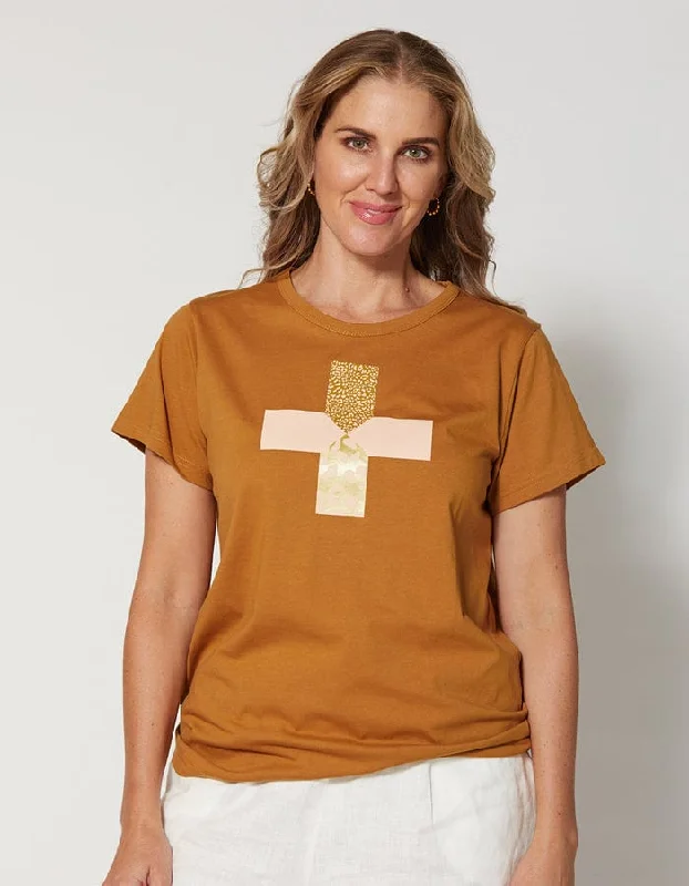 Stella + Gemma | Tee | Bronze Safari Cross