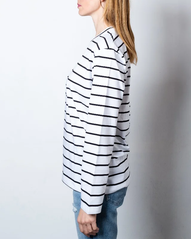 Black and white striped T-shirt