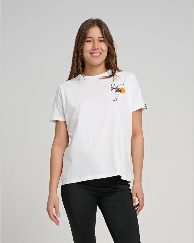 The Good Life Boyfriend Tee - White